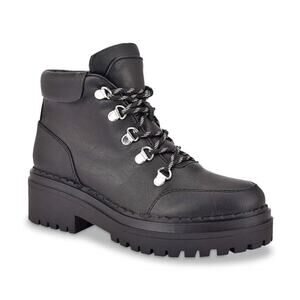 Indigo Rd Womens 9.5M Wrenley Black Lace Up Ankle Boots / NEW